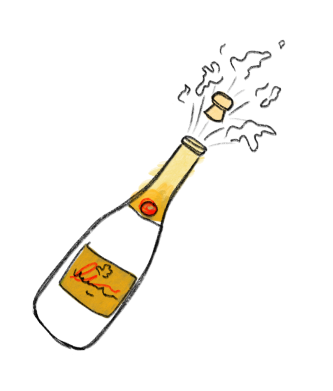 JAM - Champagne Illustration